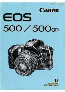 Canon EOS 500 manual